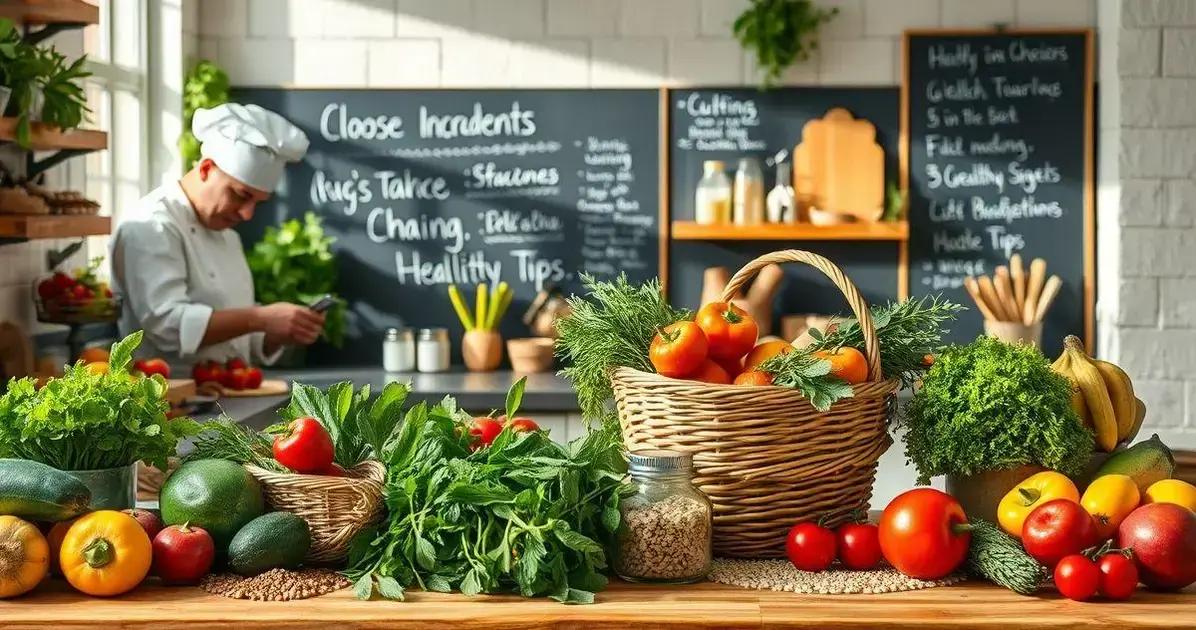 Escolhendo os ingredientes