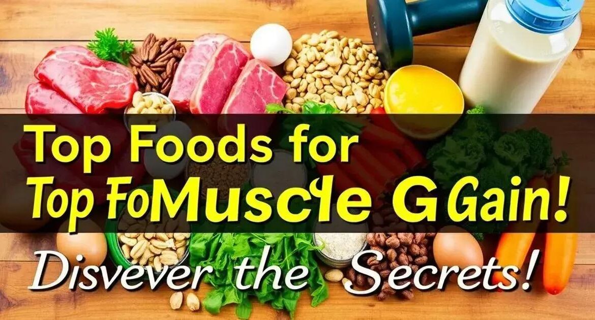 Melhores Alimentos para Ganhar Massa Muscular: Descubra os Segredos!