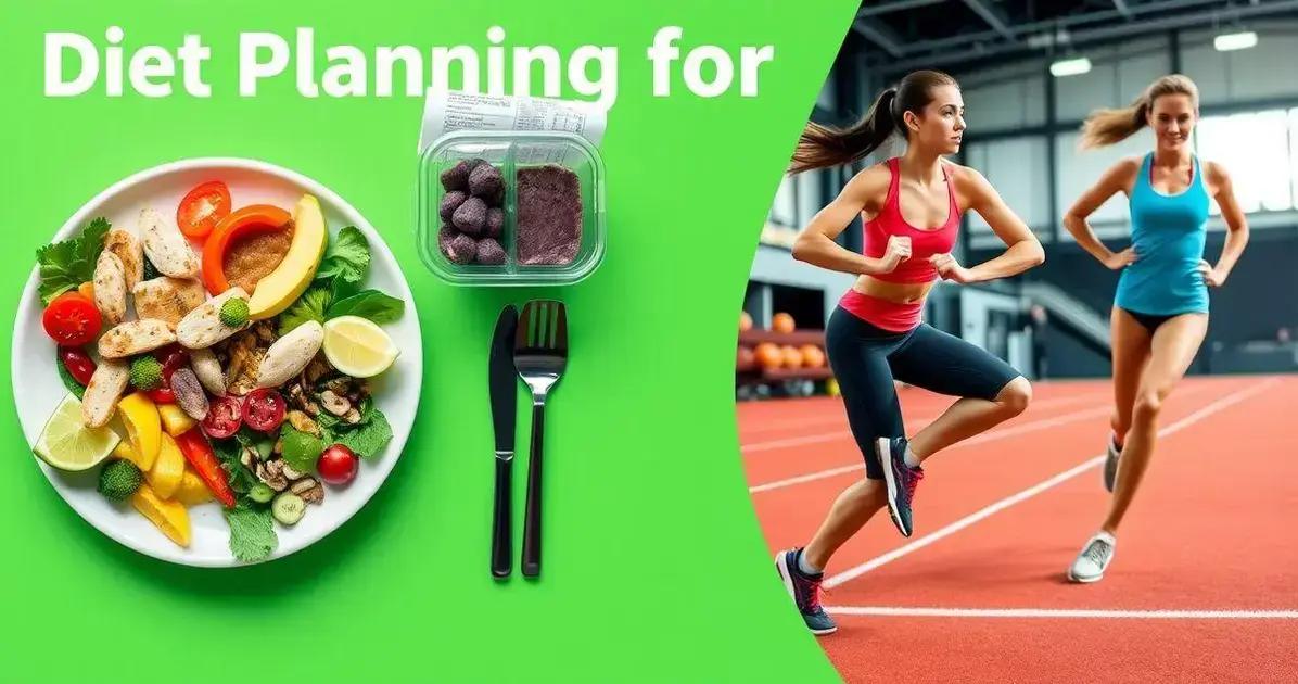 Planejamento da dieta para atletas